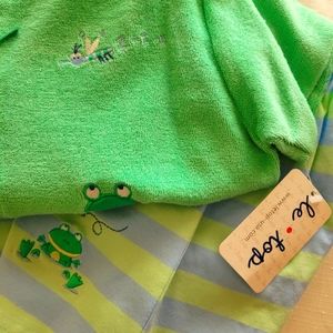 Boys 2-pc. Short Set Spring/Summer Frogs Fly